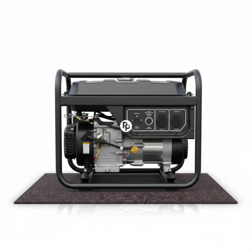 Univerzální gumová podložka 600×600×15 mm – pod stroje, kompresory a dílenské zařízení