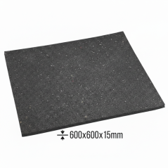 Univerzální gumová podložka 600×600×15 mm – pod stroje, kompresory a dílenské zařízení