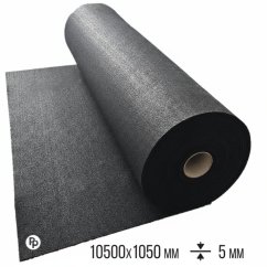 Pryžový pás 730kg/m3 – 10000x1050x5mm (10,5m2) – hrubý granulát