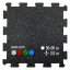 Zátěžová podložka FitFloor Puzzle pod posilovací stroje a činky 956x956x8mm zelený vsyp