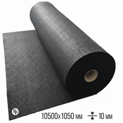Pryžový pás 730kg/m3 – 10000x1050x10mm (10,5m2) – hrubý granulát