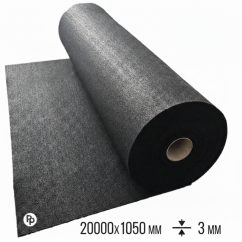 Pryžový pás 730kg/m3 - 20000x1050x3mm (21m2) – jemný granulát