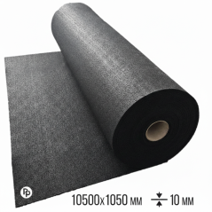 Pryžový pás 730kg/m3 – 10000x1050x10mm (10,5m2) – hrubý granulát