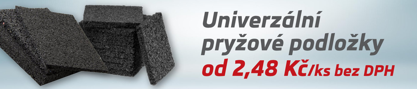 Univerzální pryžové podložky