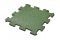 Pryžová dlažba puzzle zelená