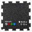 Zátěžová podložka FitFloor Puzzle pod posilovací stroje a činky 956x956x8mm šedý vsyp